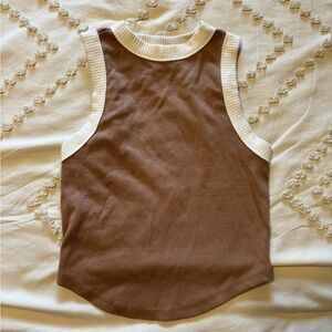 Brown crop tank